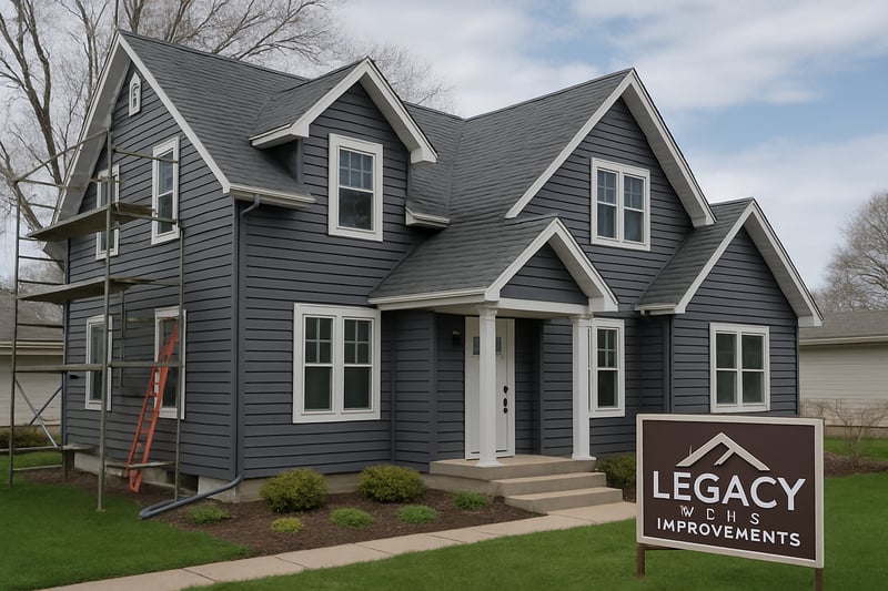 Professional roofing and siding project by Legacy Home Improvements Professional roofing and siding project by Legacy Home Improvements